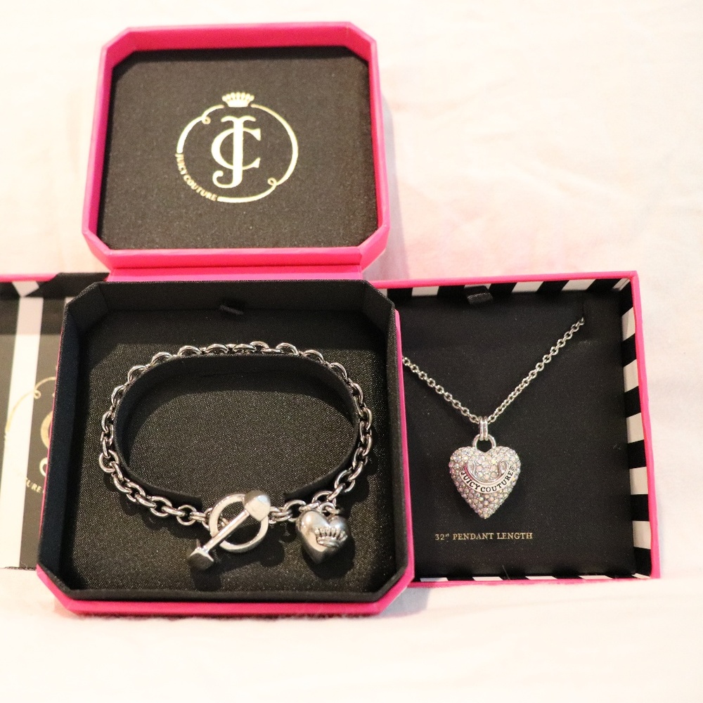 Juicy Couture Necklace and Bracelet